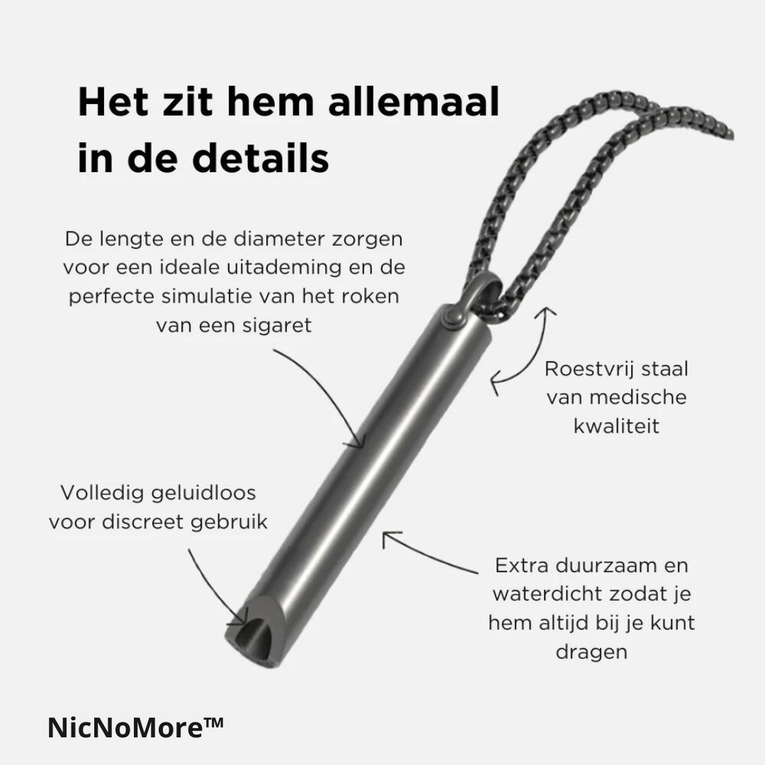 NicNoMore™ Ademhalingsketting | Alleen vandaag voor €19,95