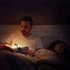 LumiBeam Clip-On Leeslamp | LED-boeklamp met meerdere kleuren en flexibele armVerstelbaar