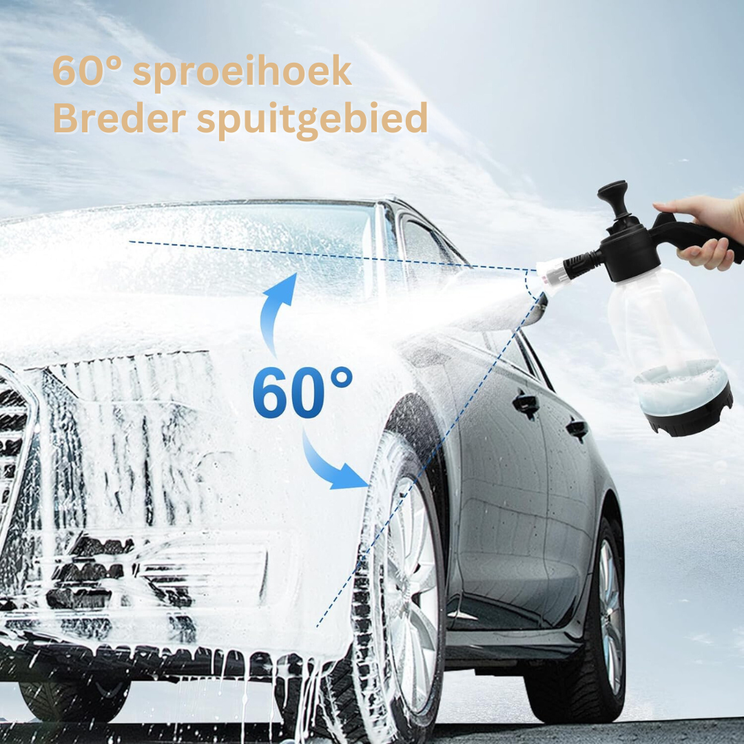 FoamSpray | Ervaar hoe eenvoudig en effectief het kan zijn om je auto te reinigen