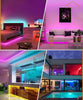 Smart Glow LED-stripverlichting | Bluetooth neon led verlichting met energiezuinige diodes en eenvoudige installatie