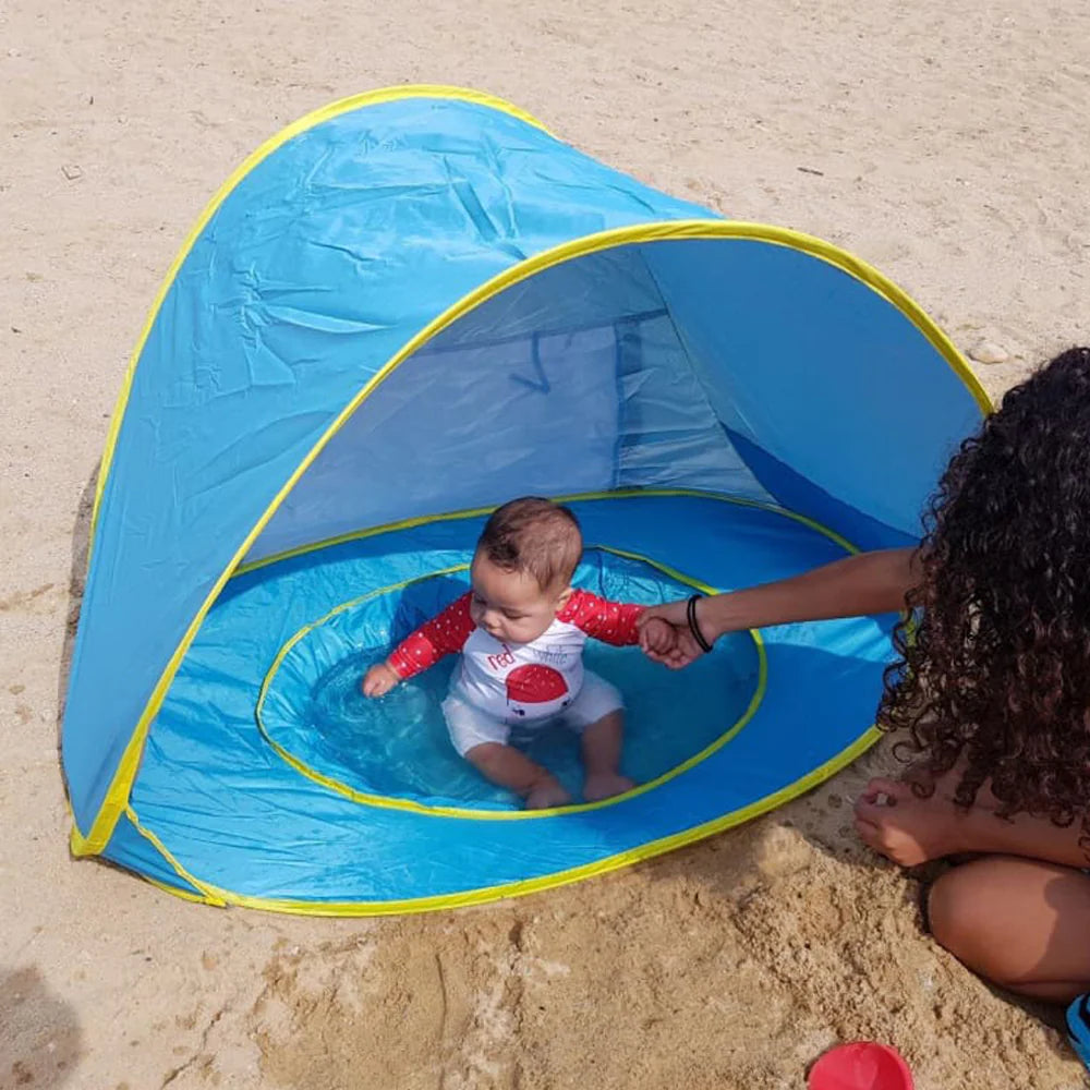 KidsTent | Zorg ervoor dat je kind beschermd is tegen de zon terwijl het speelt en ontspant op het strand