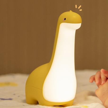 Schattig dinosaurus nachtlampje | Schattige kinderlamp met oogbescherming en USB-oplaadfunctie