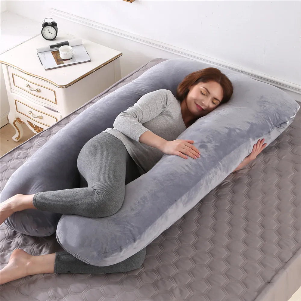 The Pillow Friend™ | U-vormig zwangerschapskussen voor optimale ondersteuning en comfort