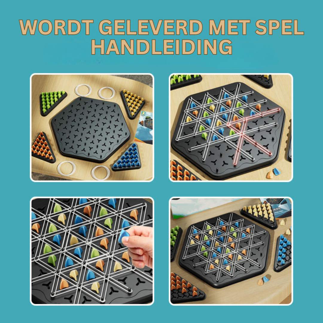 PlaySmart Driehoek Ketting Spel | Ontwikkel essentiële vaardigheden terwijl je plezier hebt.