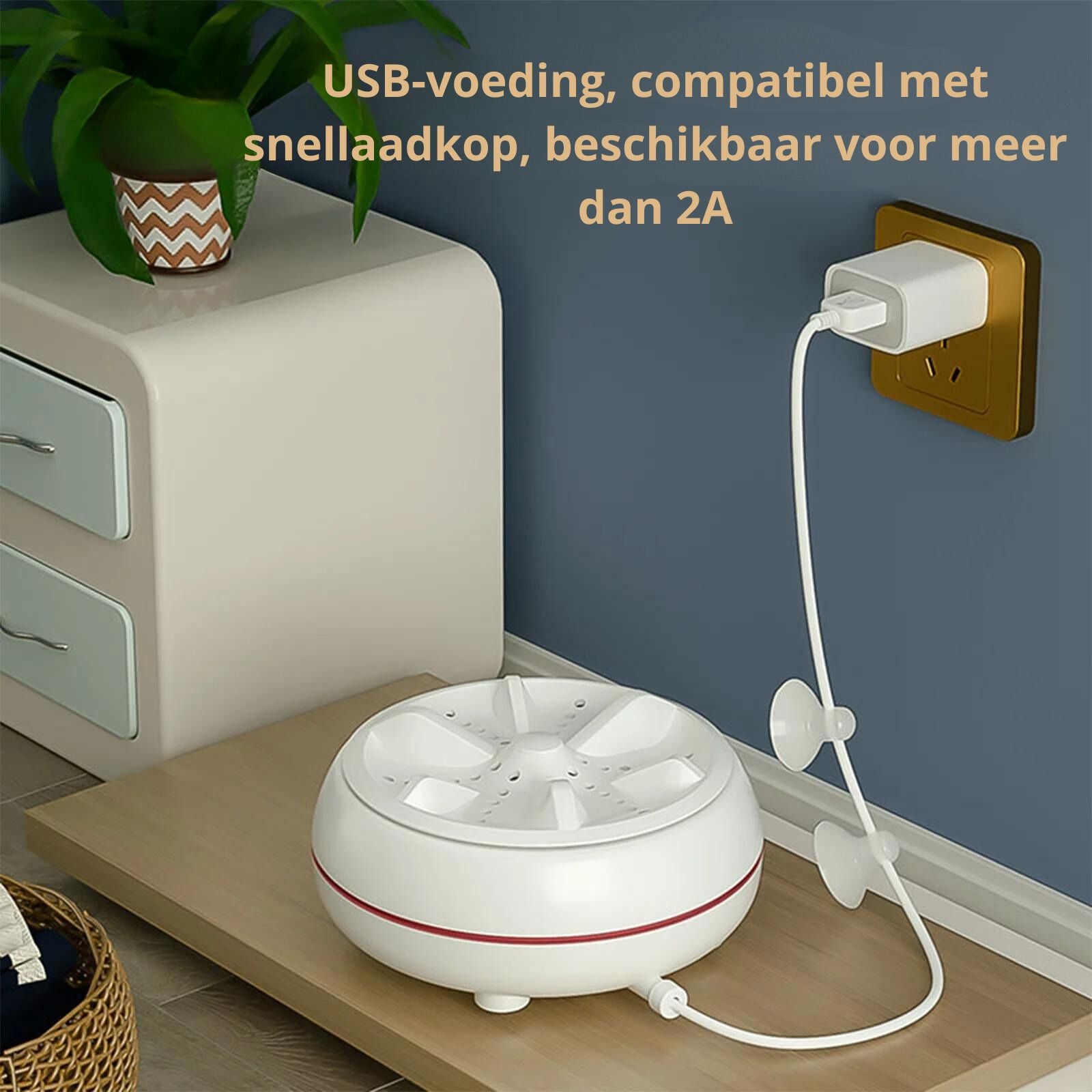 TurboGentle |  Draagbare USB Mini Wasmachine Voor Moeiteloos Wassen