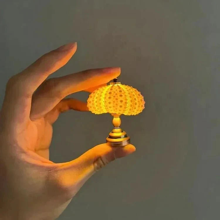 Zee-egel tafellamp miniatuur | Creatieve sfeerlamp voor kleine ruimtes en speelgoeddecor