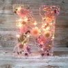 FloraGlow Bloem Nachtlampje | Decoratieve initialenlamp met zachte LED-verlichting voor een romantische sfee