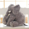 Pluche olifant | Groot zacht olifantenkussen en knuffel voor baby's en kindere