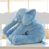 Pluche olifant | Groot zacht olifantenkussen en knuffel voor baby's en kindere